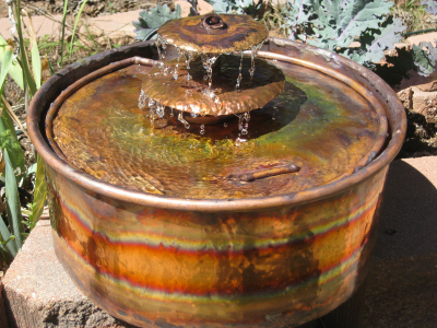 Copper Fountains - Bird Bath
