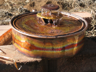 Copper Fountains - Large Bird Bath