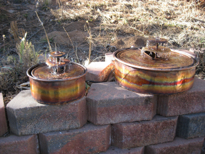 Copper Fountains - Large Bird Bath